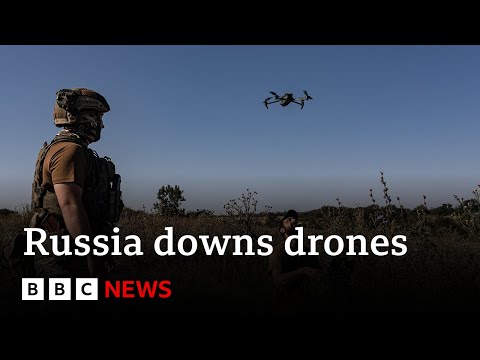 Russia downs ‘several’ Ukrainian drones in latest strike – BBC News