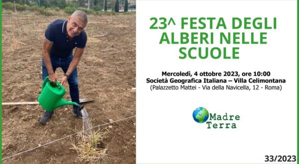 Madre Terra – Il 4 ottobre la Festa degli Alberi nelle Scuole