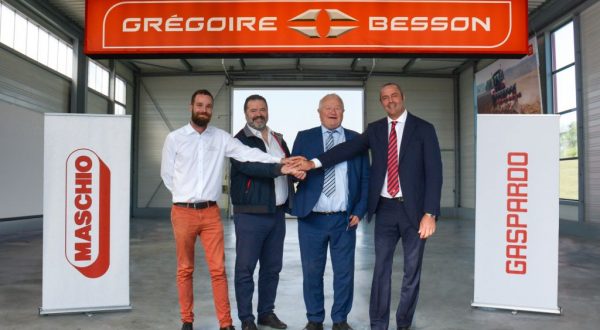 Lavorazione del terreno, partnership Maschio Gaspardo-Gregoire Besson