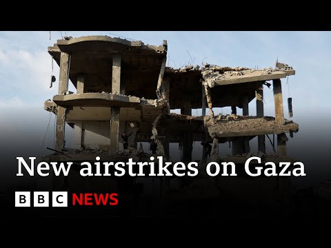 New Israeli strikes on Gaza as troops mass on the border ‘to execute the mission’ – BBC News