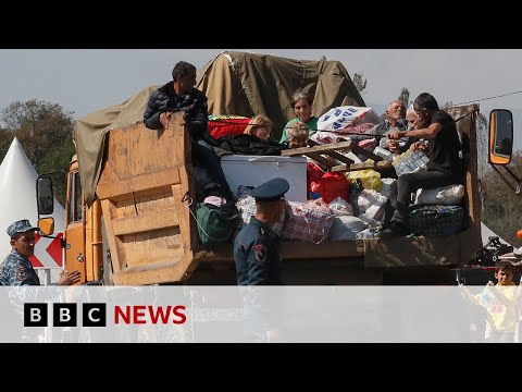 Almost all ethnic Armenians flee Nagorno-Karabakh – BBC News