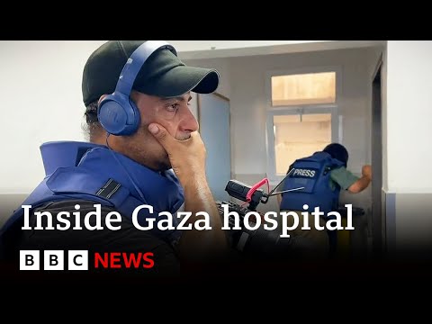 Moment BBC crew find injured friends in overrun Gaza hospital – BBC News