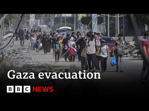 Israel evacuation order: Tens of thousands flee northern Gaza – BBC News