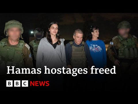 Two American hostages freed by Hamas – BBC News