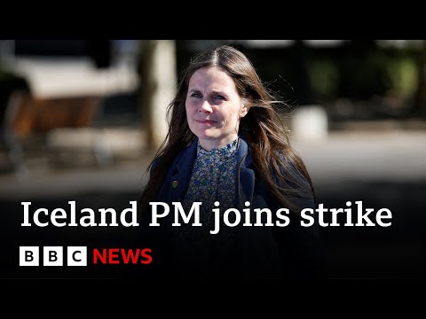 Iceland’s prime minister joins strikes over gender pay gap – BBC News