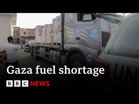 Gaza hospitals stopping some services as UN warns fuel runs out tonight – BBC News