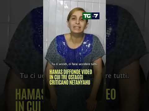 #Hamas diffonde video in cui tre #ostaggi criticano #Netanyahu