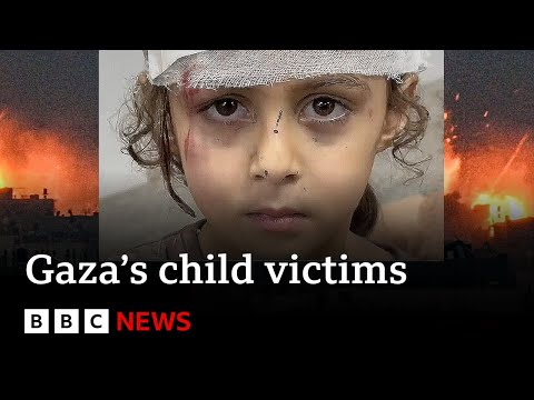 The children suffering under Israel’s onslaught – BBC News