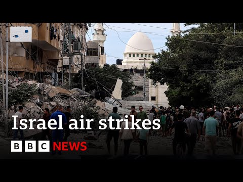 Israel retaliatory air strike kills at least 198 Palestinians – BBC News