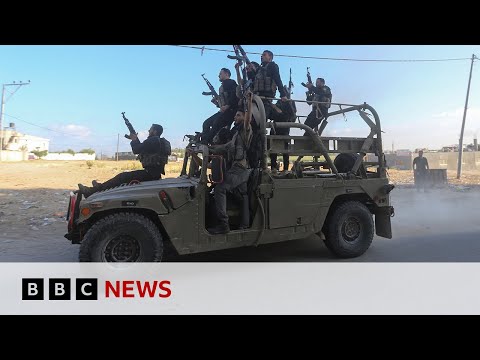 Israel confirms soldiers and civilians taken hostage by Palestinian militants – BBC News