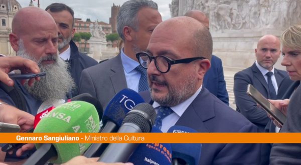 Sangiuliano “Altare della Patria una cattedrale civile e identitaria”