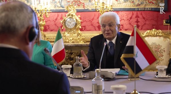 Mattarella riceve il presidente dell’Iraq Abdul Latif Rashid