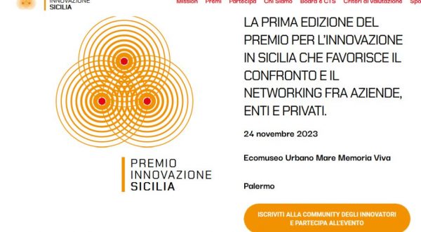 Premio Innovazione, Tamajo “Volto della Sicilia che vuole crescere”