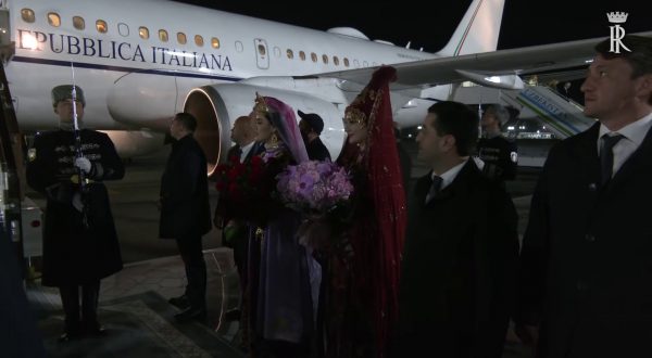 Il Presidente Sergio Mattarella è arrivato a Tashkent, in Uzbekistan