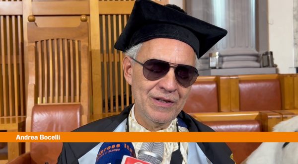 Bocelli riceve Laurea honoris causa dalla Federico II di Napoli