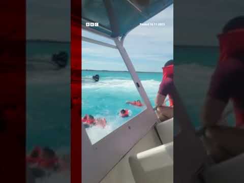 A tourist has died after boat carrying 100 passengers sank in The Bahamas. #Shorts #Bahamas #BBCNews