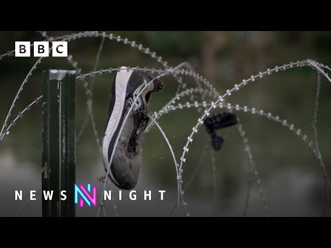 How a US town’s river bordering Mexico has become highly politicised – BBC Newsnight