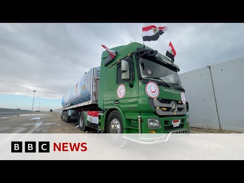 Israel says it will allow two trucks of fuel a day into Gaza – BBC News