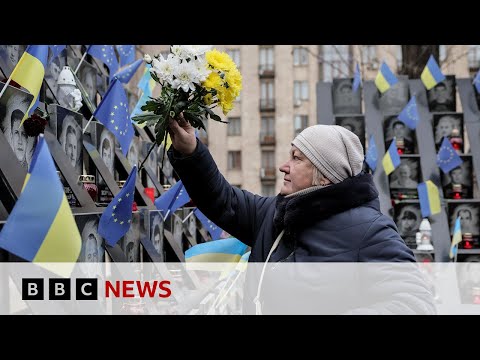 Ukraine marks ten years since Euromaidan protests – BBC News