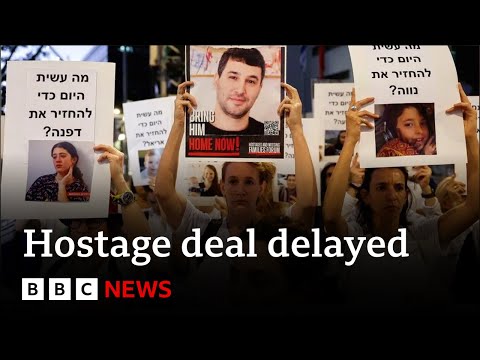 Release of Israeli hostages delayed | BBC News