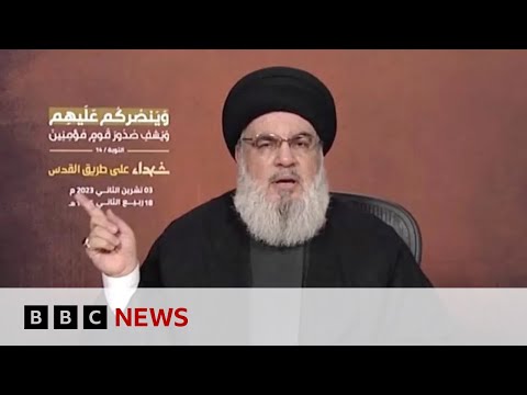 Hezbollah leader says Hamas attacks on Israel were ‘100% Palestinian’ – BBC News