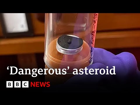 Bennu: ‘Most dangerous asteroid’ sample arrives in UK | BBC News