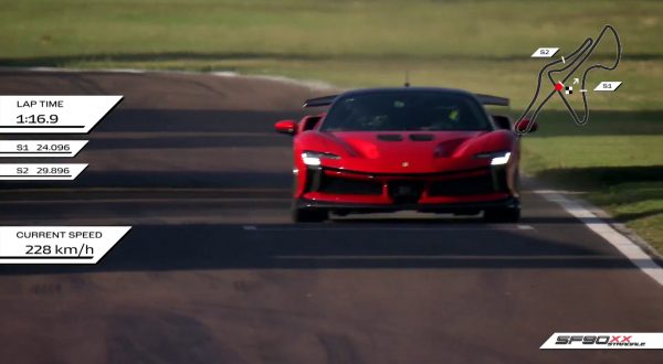 La Ferrari SF90 XX Stradale segna il nuovo record sul giro a Fiorano