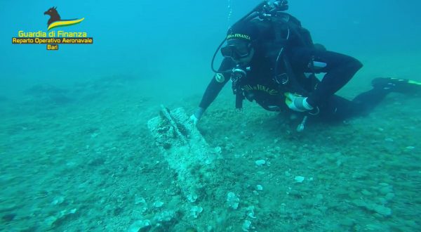 Taranto, scoperti 9 ordigni bellici al largo dell’Isola di San Pietro