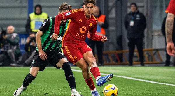 La Roma vince 2-1 in rimonta sul campo del Sassuolo