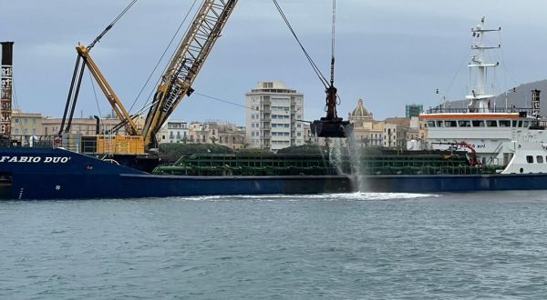 Partiti i lavori di dragaggio nel Porto di Trapani