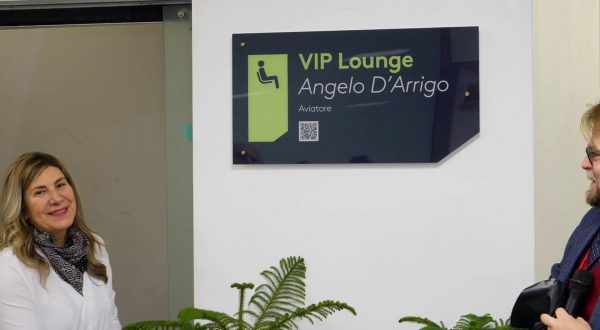 Aeroporto di Catania, vip lounge Sac intitolata ad Angelo D’Arrigo