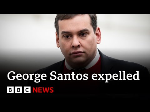 George Santos expelled from Capitol in historic vote| BBC News