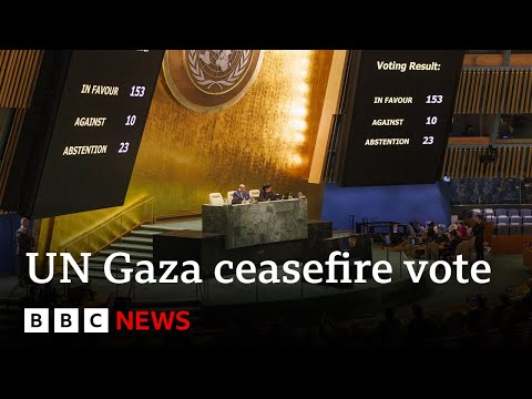 UN General Assembly demands immediate Gaza ceasefire – BBC News