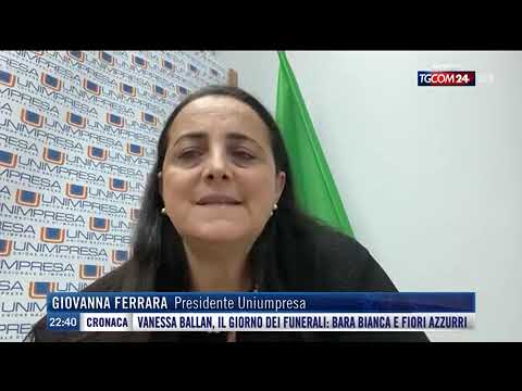 UNIMPRESA SU TGCOM 24  29/12/2023  22.30 Int. Giovanna Ferrara (Unimpresa)