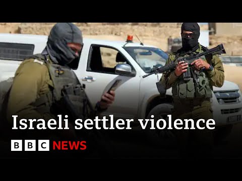 Jewish settlers step up violent attacks on Palestinians in occupied West Bank | BBC News