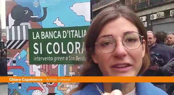 “Banco di Vita”, murales sul palazzo della Banca d’Italia a Catania