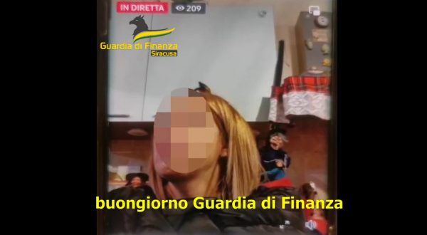 Siracusa, sequestrati capi contraffatti durante una diretta streaming