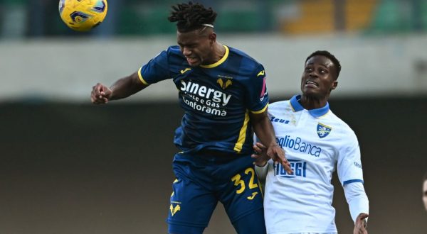 Verona-Frosinone 1-1, a Suslov risponde Kaio Jorge