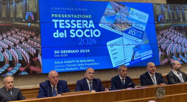 In Senato presentata tessera Socio Unpli 2024, sarà dedicata alle Marche