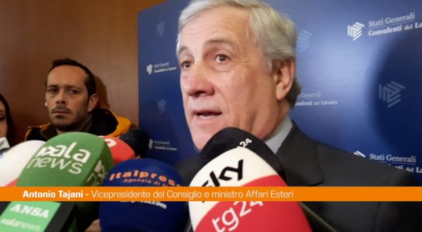 Regionali, Tajani “Sono convinto che prevarrà il buon senso”