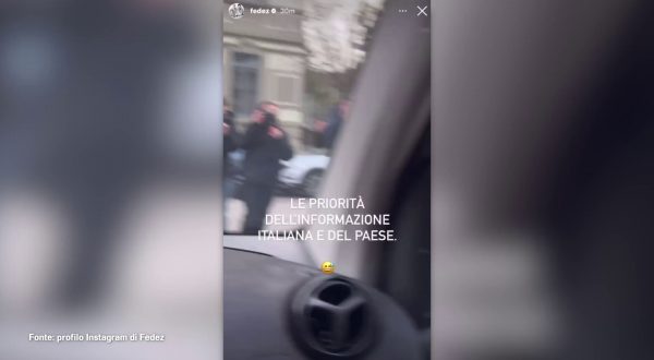 Fedez “Fuori casa di Messina Denaro c’era meno gente…”