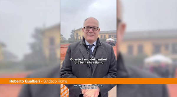 Gualtieri “Grande gioia per posa prima pietra scuola a Colleferro”