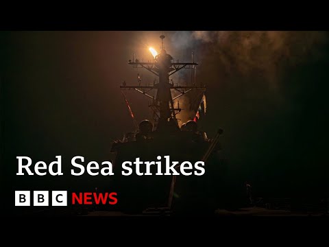 US and UK strike Houthi rebel targets in Yemen | BBC News