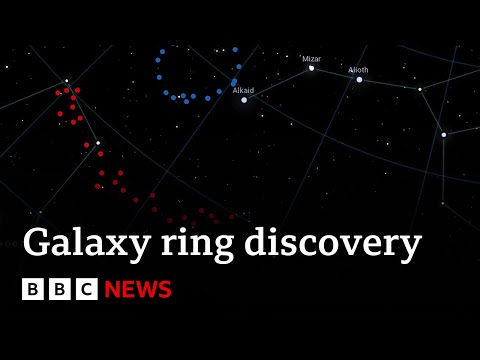 Galaxy ring discovery challenges thinking on universe | BBC News