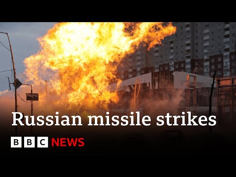 Russian missile strikes kill civilians in Ukrainian cities – BBC News