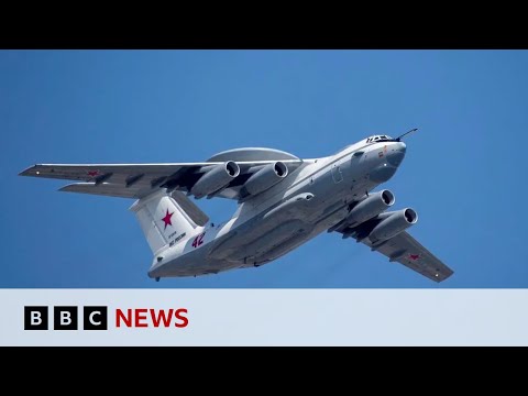 Ukraine says it shot down Russian A-50 spy plane | BBC News