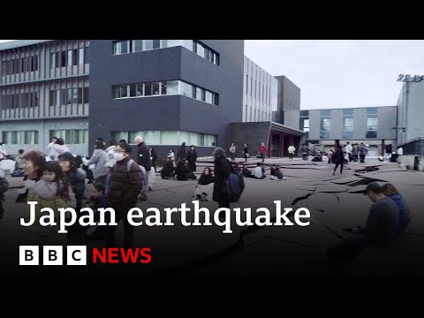 Japan issues tsunami warning after strong earthquake – BBC News