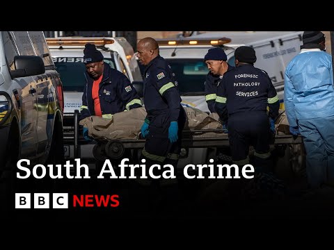 Violent crime soars in South Africa with murders at 20-year high | BBC News