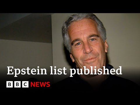 Jeffrey Epstein: List of names in court files released – BBC News