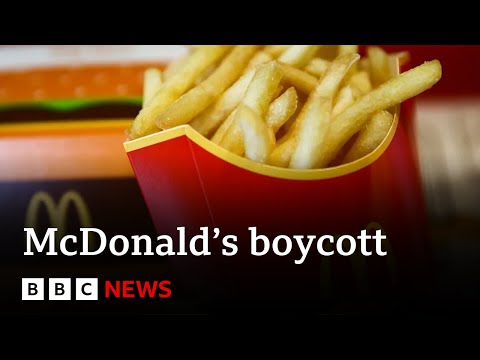 McDonald’s CEO warns of hit from boycotts | BBC News